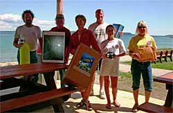 Divers at Straits of Mackinac Preserve event